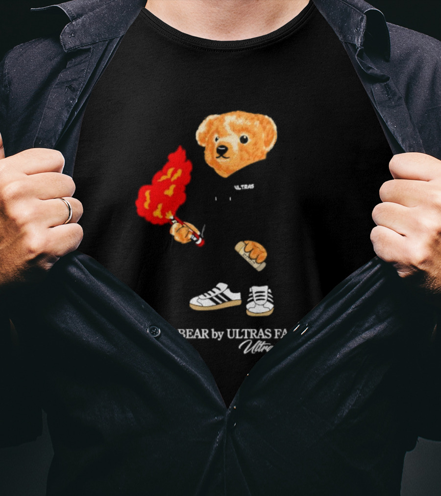 PYRO BEAR Ultras Factory Ultrasfactory Shoes Flame T-Shirt