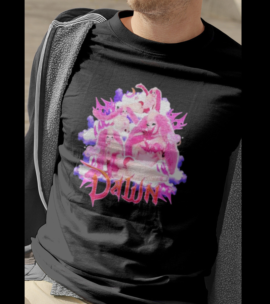 Dawnverse Dragcon Pink Fantasy T-Shirt