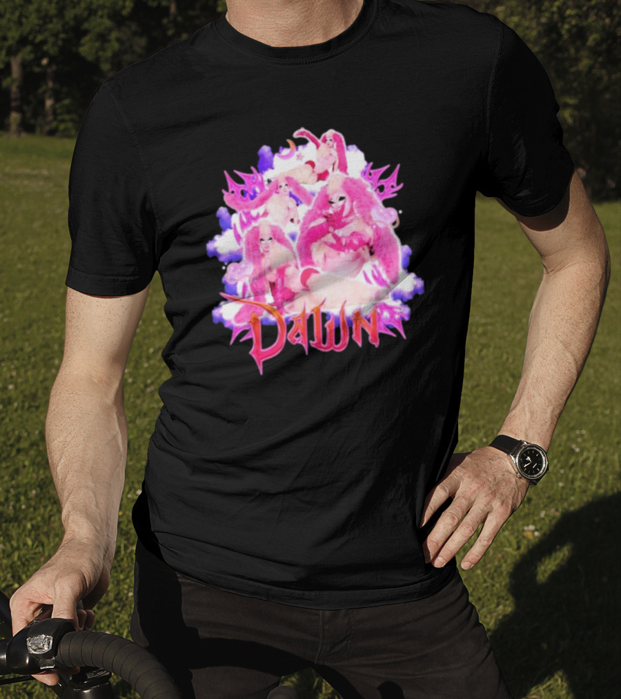 Dawnverse Dragcon Pink Fantasy T-Shirt