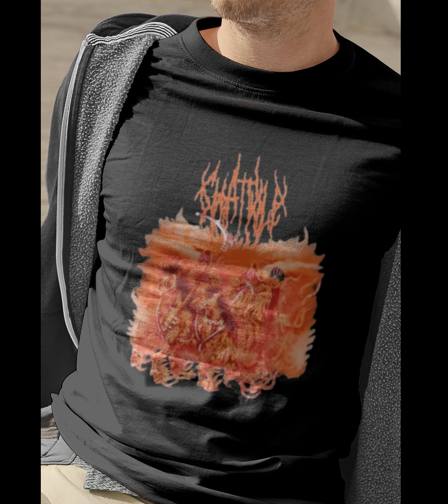Chat Pile Fiery Orange Gothic Inferno T-Shirt