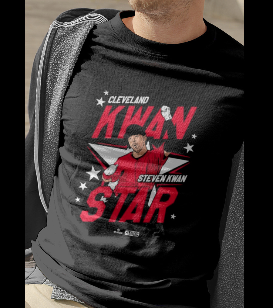 Cleveland Kwan Steven Kwan Star Baseball Clutch Olympics T-Shirt