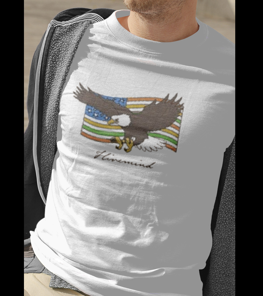 Copes Hivemind Flag Eagle On Colorful T-Shirt