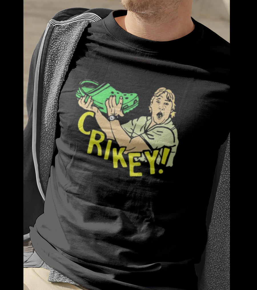 Crikey Crocs Hunter Surprise Enthusiasm T-Shirt