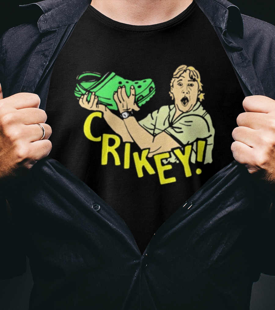 Crikey Crocs Hunter Surprise Enthusiasm T-Shirt