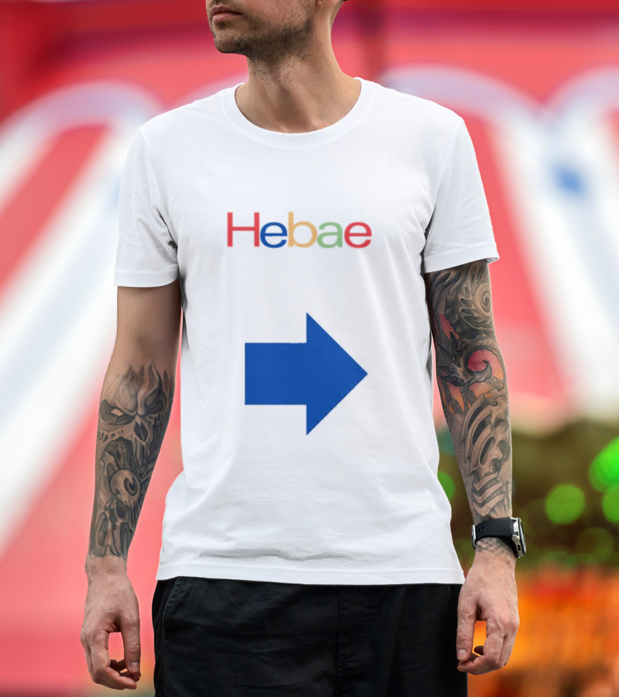 Cursed Couple’s Hebae Shebae Google Arrow T-Shirt