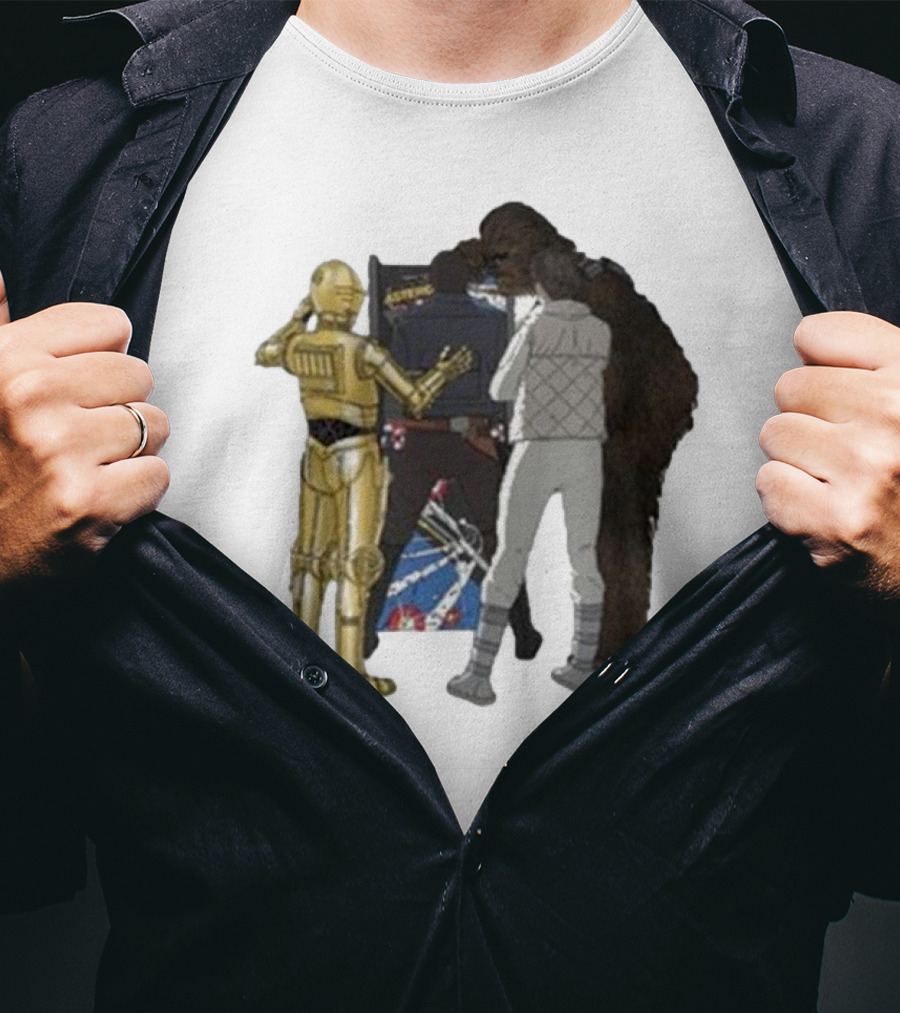 Asteroids Video Game Star Wars Characters T-Shirt