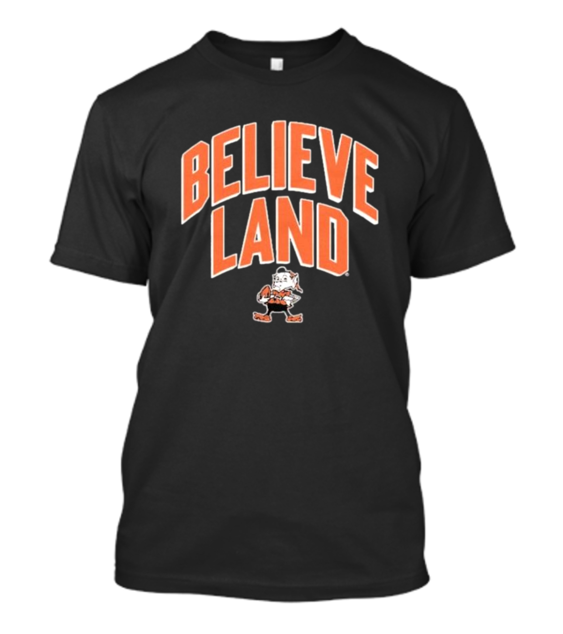 Believeland Cleveland Browns Brownie Football T-Shirt