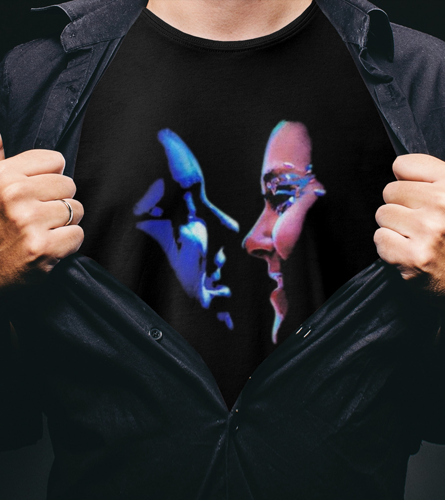 Black Karma Jojo Siwa Face Profile Contrast T-Shirt