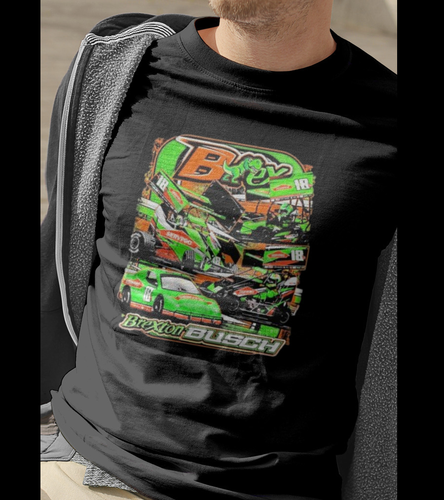 Brexton Busch Racing 18 Servpro Frog T-Shirt
