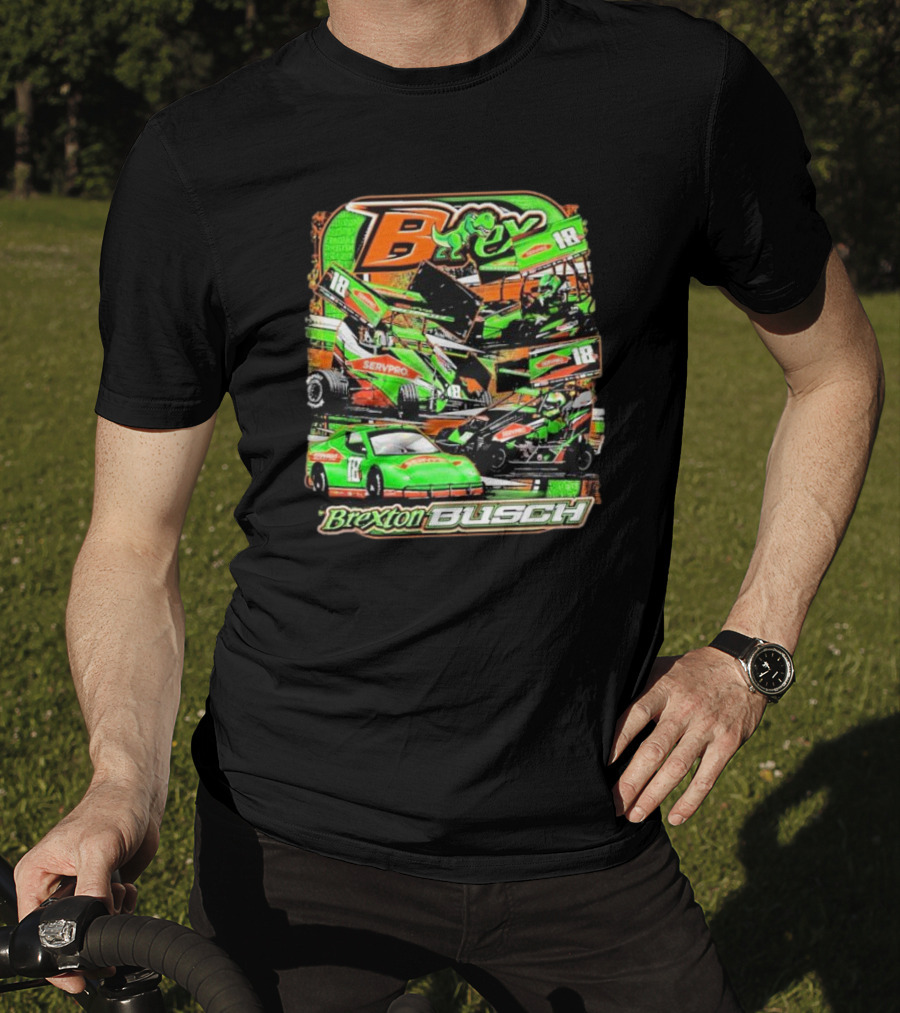 Brexton Busch Racing 18 Servpro Frog T-Shirt