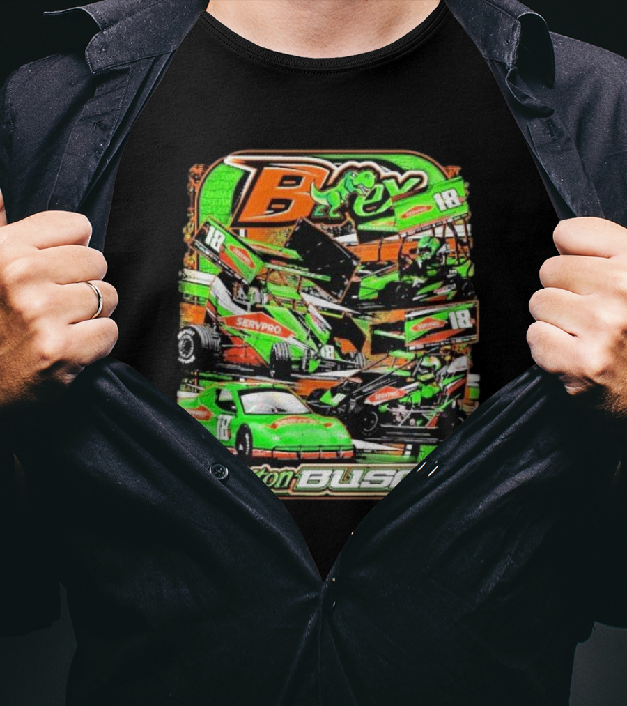 Brexton Busch Racing 18 Servpro Frog T-Shirt