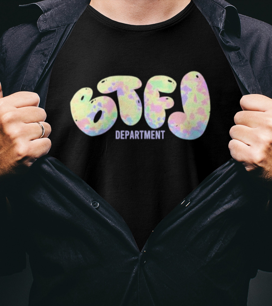 Btfl Studio Department Colorful Abstract Lettering T-Shirt