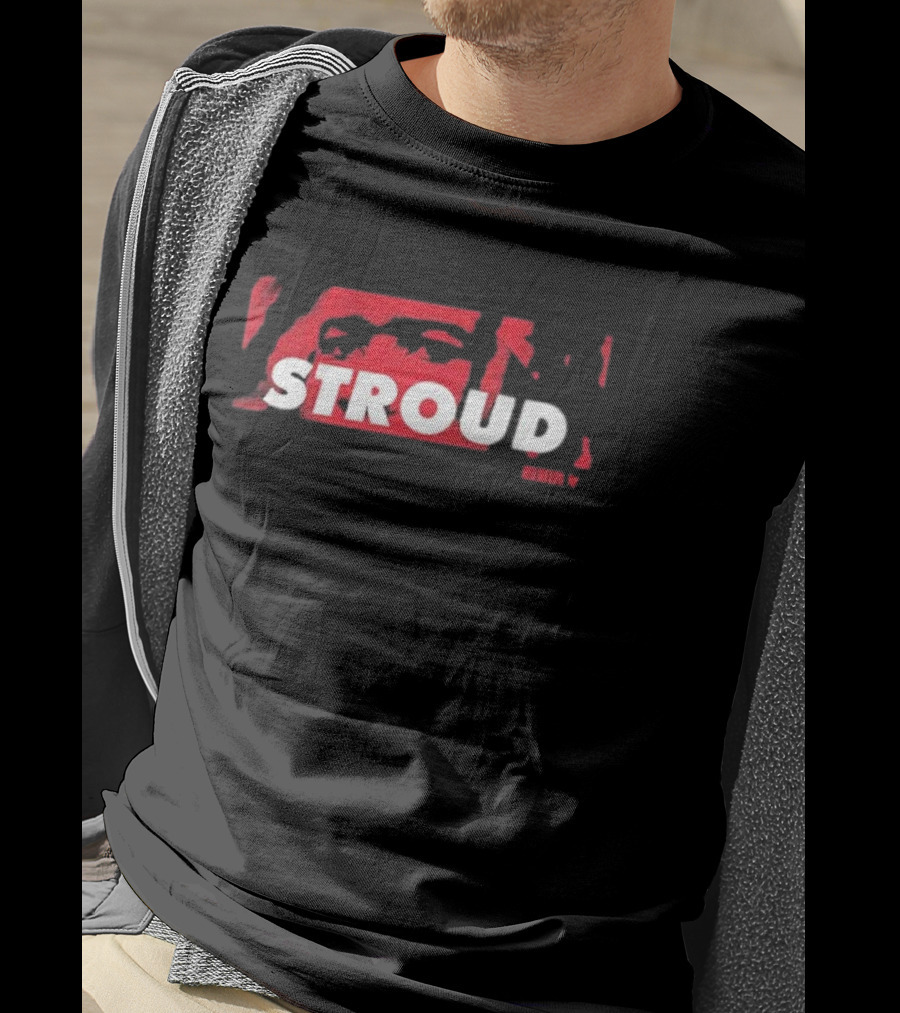 Stroud QB Eyes Red Graphic NFL T-Shirt