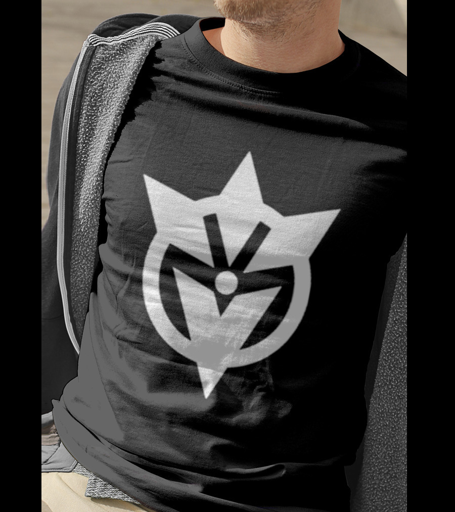 Cavemanon DamienS Logo White Star T-Shirt