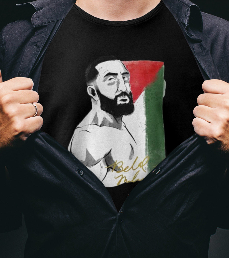Remember The Name Belal Muhammad Palestinian Flag T-Shirt
