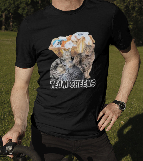 Team Cheens Cat Squad Dumpster Gathering T-Shirt