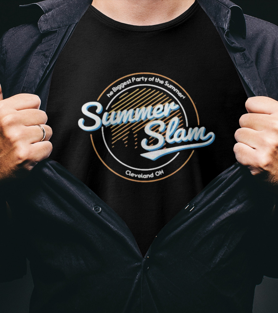 The Biggest Party Of The Summer SummerSlam Cleveland OH T-Shirt