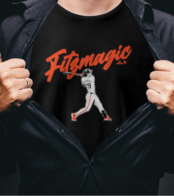 Fitzmagic Tyler Fitzgerald 49 Baseball Swing T-Shirt