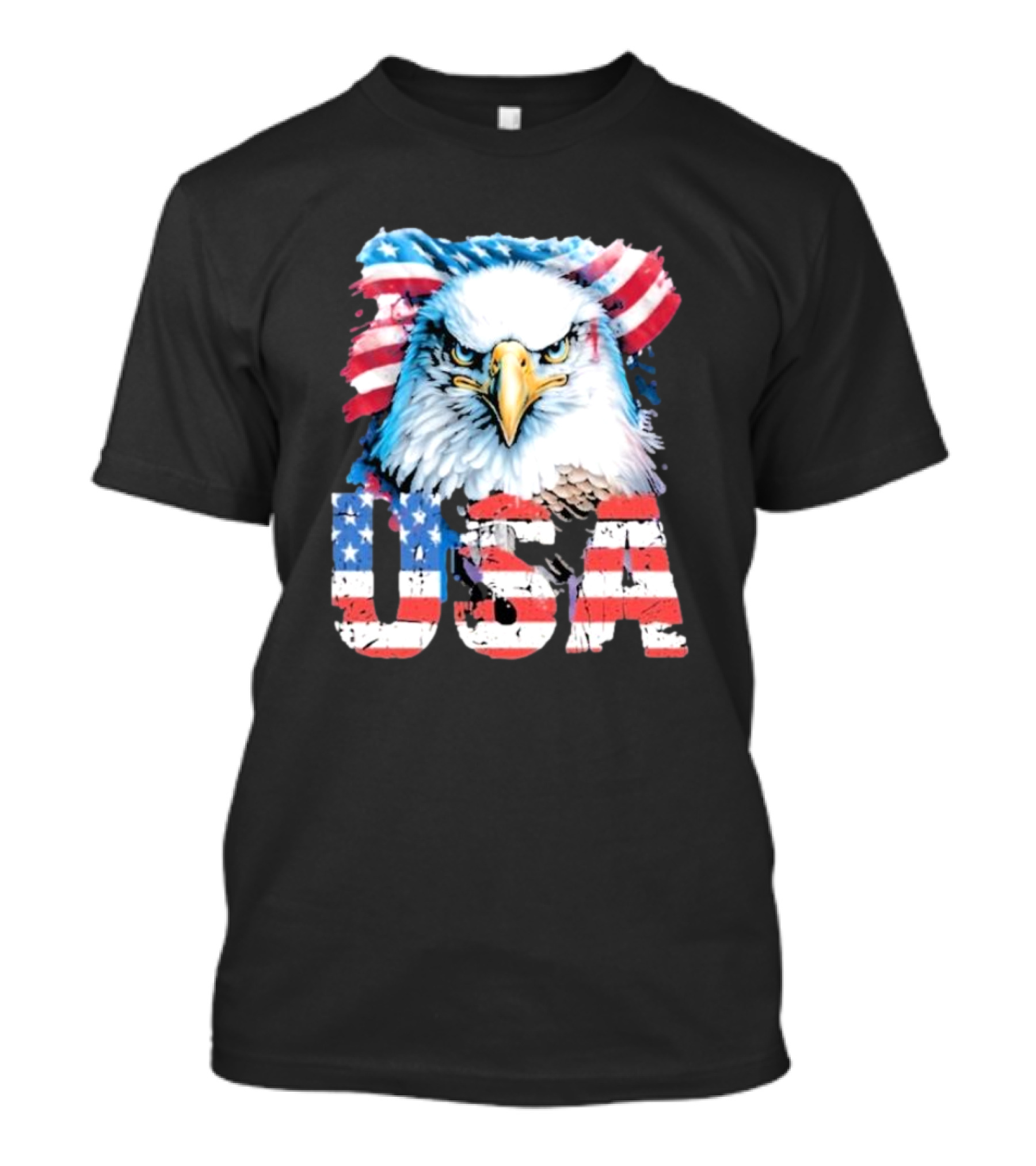 USA Patriot Eagle American Flag T-Shirt