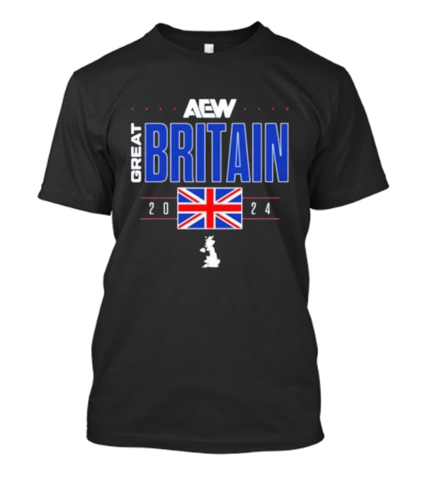 AEW Great Britain 2024 Wrestle Where The Best T-Shirt