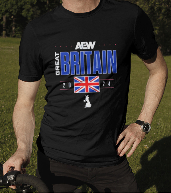 AEW Great Britain 2024 Wrestle Where The Best T-Shirt