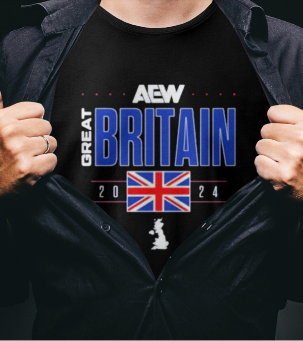 AEW Great Britain 2024 Wrestle Where The Best T-Shirt