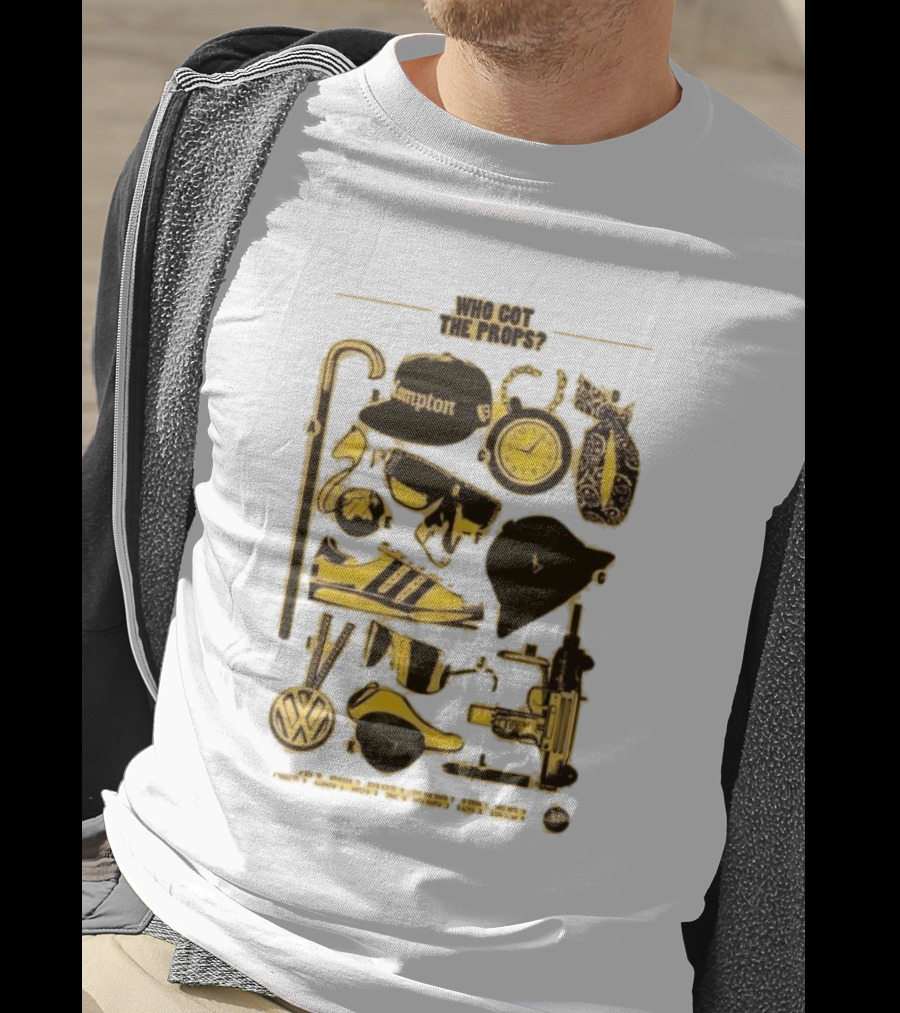 Who Got The Props Yellow Hip Hop Hampton Clock Accessories T-Shirt