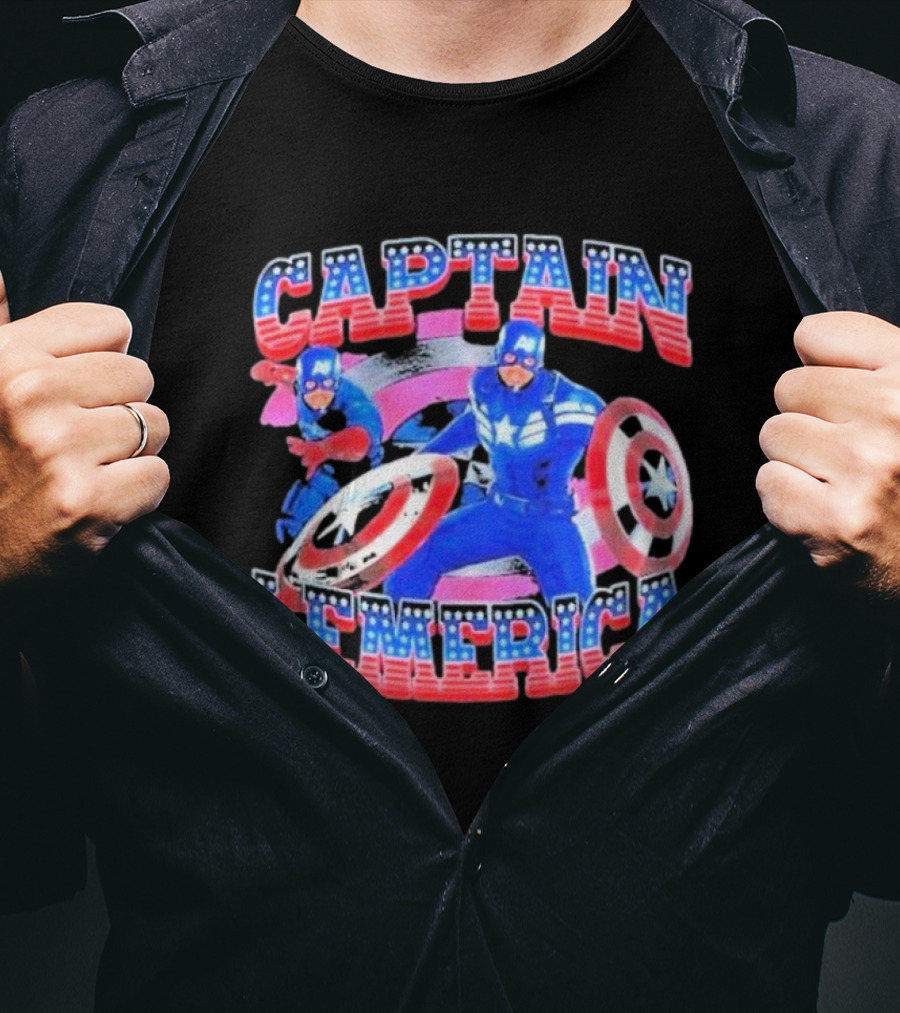 Captain Lemerica Lebron James Captain America T-Shirt
