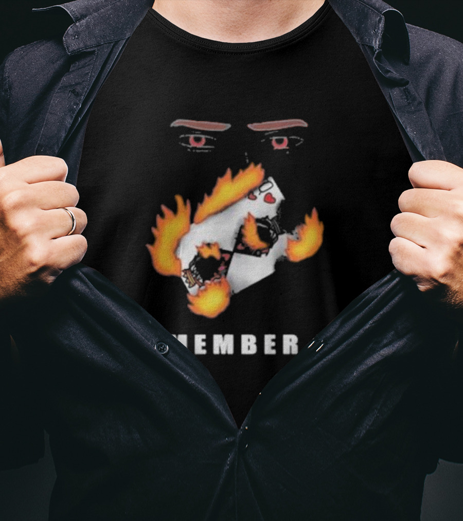 Mon Chere Screen Crush Remember It Playing Cards On Fire Eyes T-Shirt