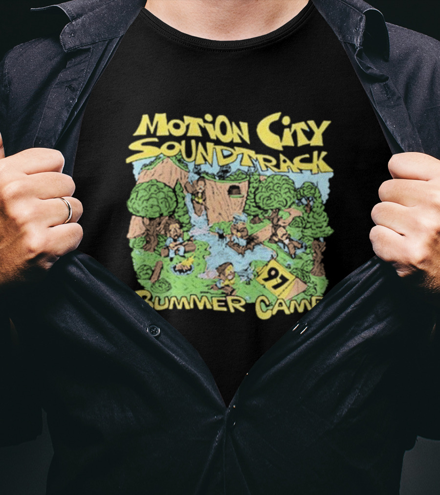 Motion City Soundtrack Bummer Camp 97 Stream Adventure T-Shirt