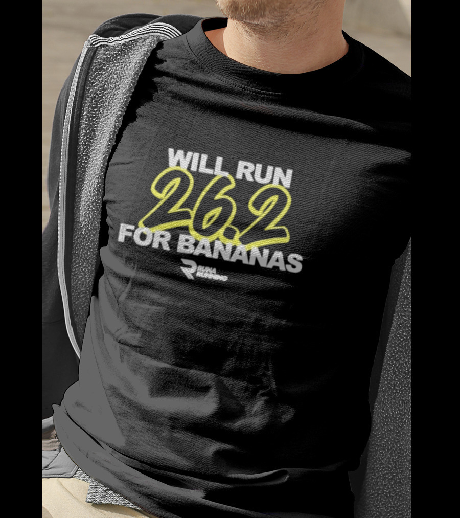 Runa Running Will Run 26.2 For Bananas T-Shirt