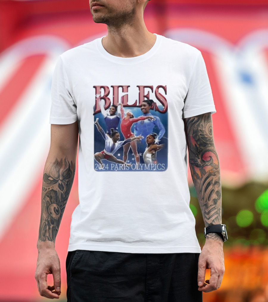Biles 2024 Paris Olympics T-Shirt
