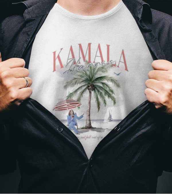 Kamala Harris 2024 Coconut Tree Meme You Think You Just Fell Out Of A Coconut Tree T-Shirt