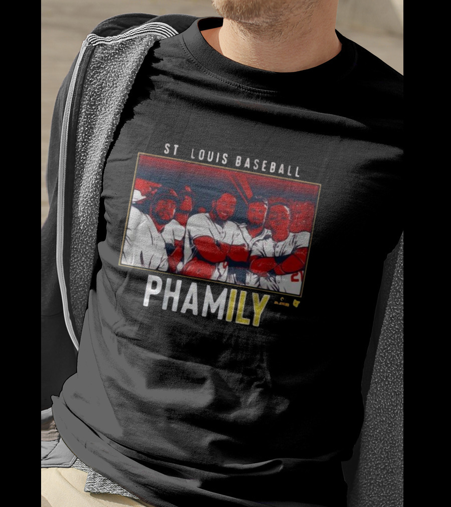 ST Louis Baseball Phamily - Group Of Players In Red And White Uniforms T-Shirt