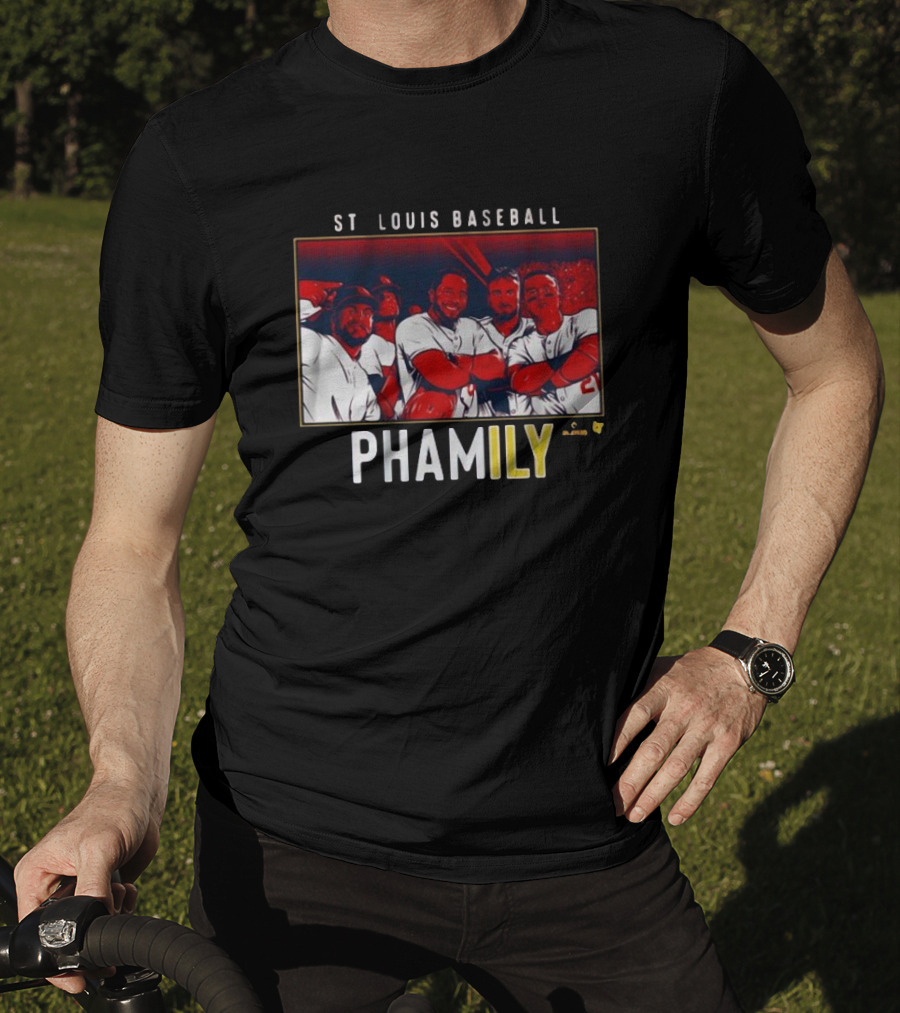 ST Louis Baseball Phamily - Group Of Players In Red And White Uniforms T-Shirt