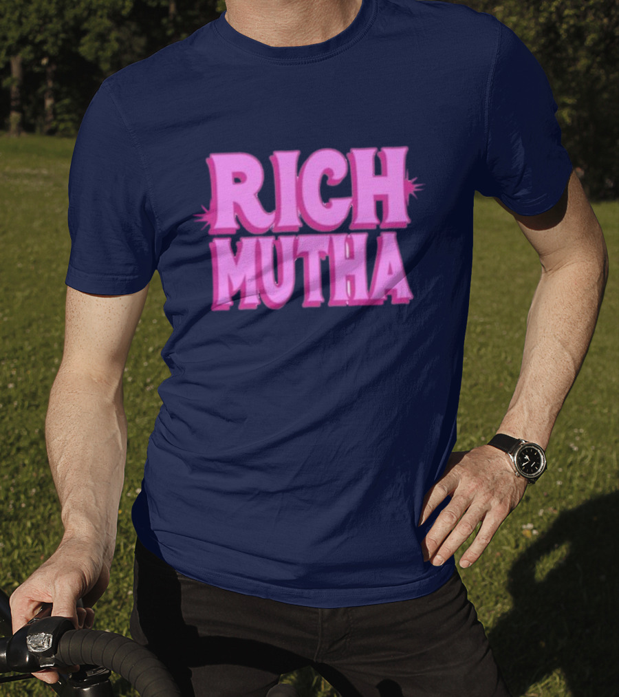 Monaleo Rich Mutha Pink T-Shirt