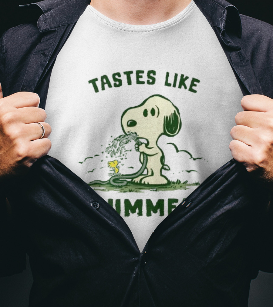 Tastes Like Summer Snoopy And Woodstock Peanuts T-Shirt