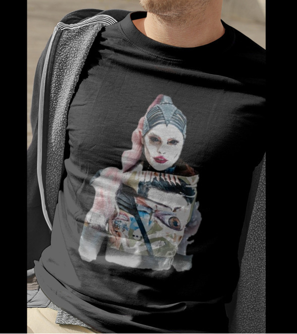 SKYND Catch Me If You Can Eerie Surrealist Portrait With Distinctive Mask And Eye T-Shirt