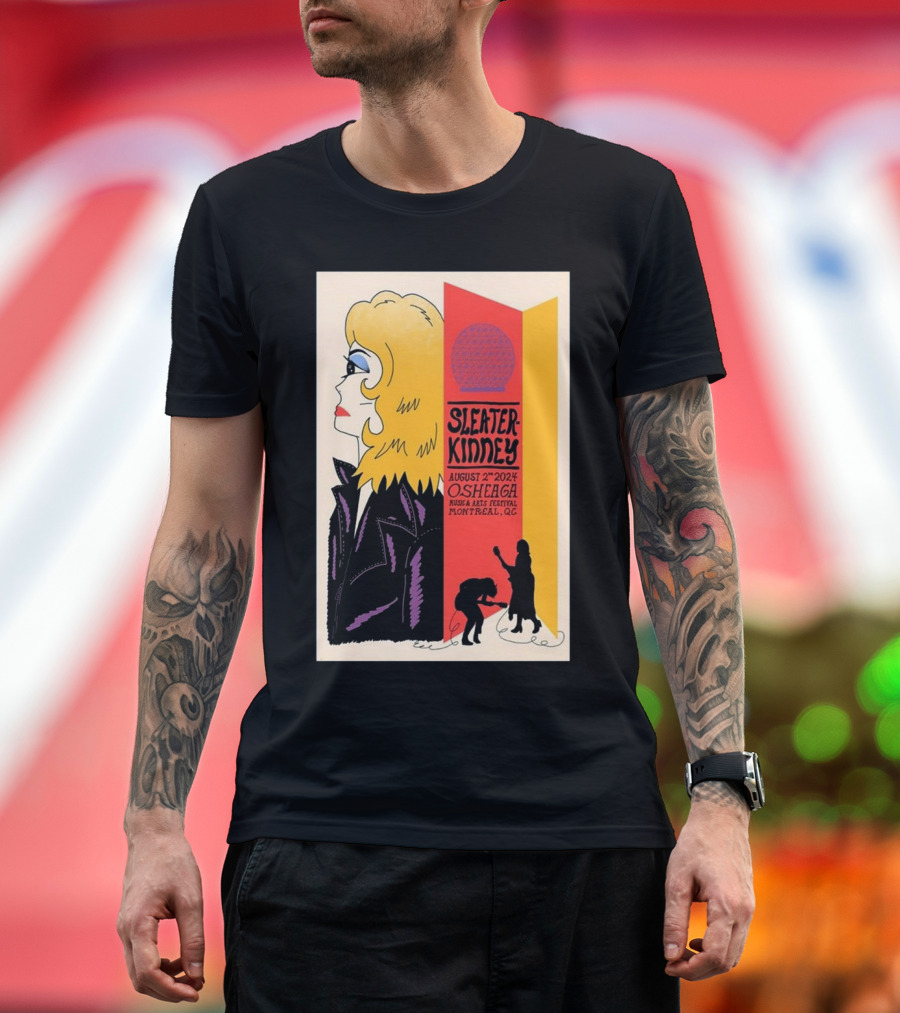 Sleater Kinney August 2 2024 Osheaga Music Arts Festival Montreal QC T-Shirt