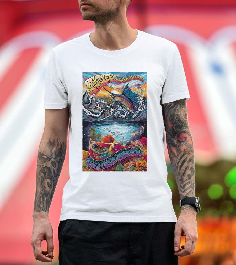 Slightly Stoopid August 2 2024 Jacksonville Retro Ocean Adventure T-Shirt