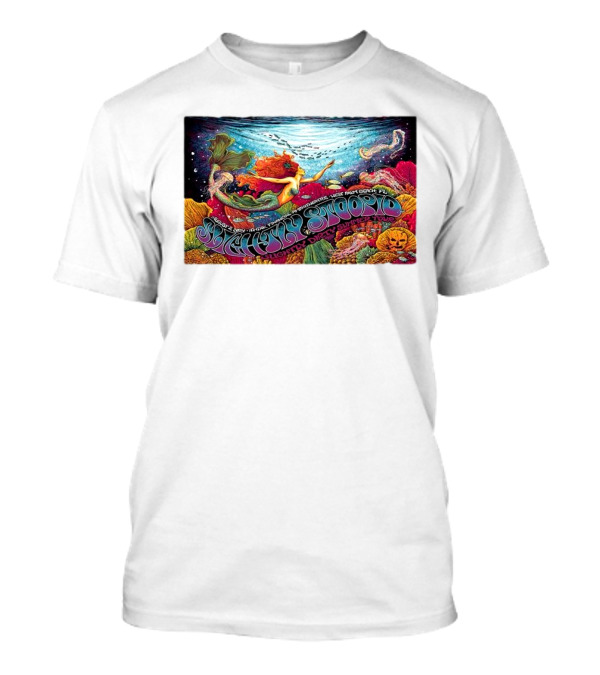 Slightly Stoopid West Palm Beach August 2 2024 Summer Traditions Tour Underwater Coral Scene T-Shirt