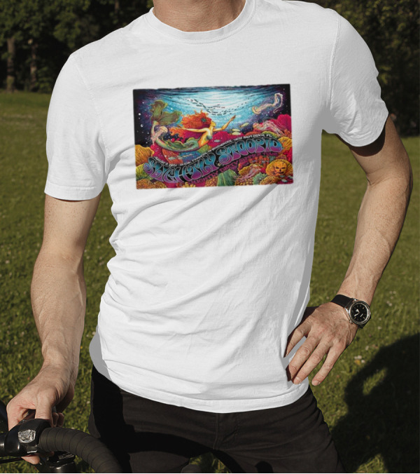 Slightly Stoopid West Palm Beach August 2 2024 Summer Traditions Tour Underwater Coral Scene T-Shirt
