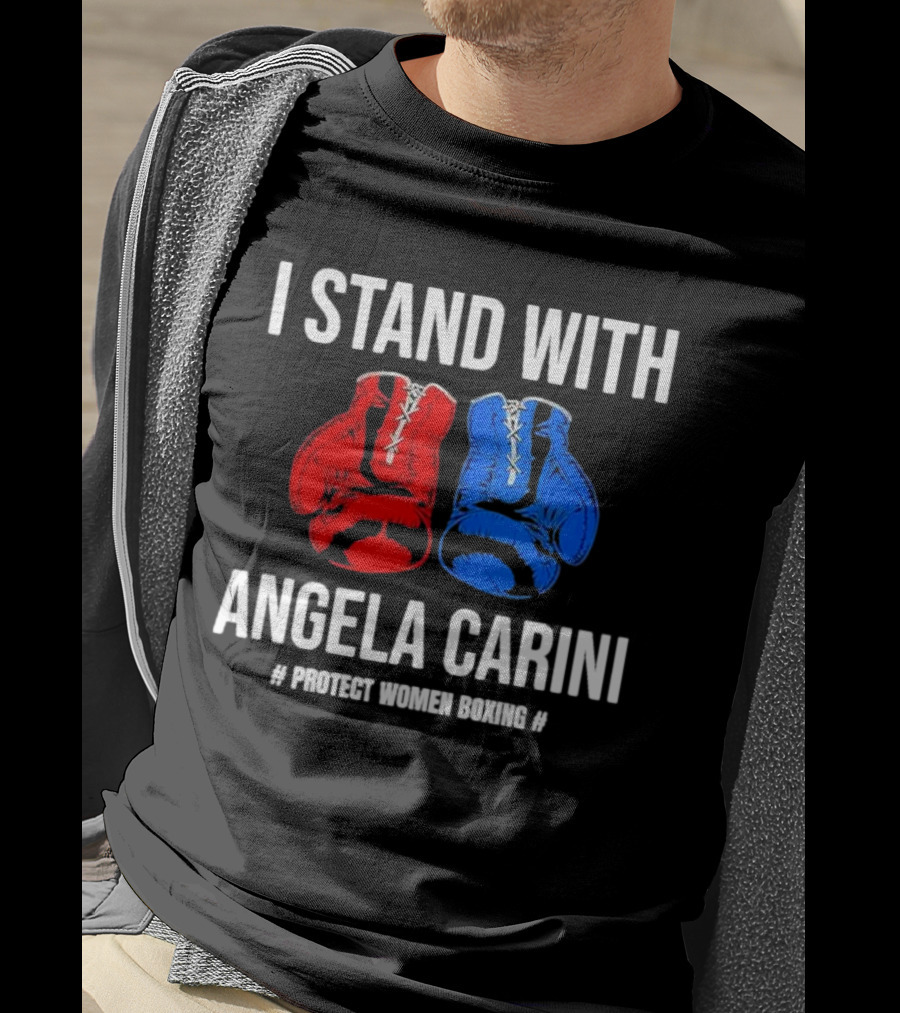 I Stand With Angela Carini Protect Women Boxing T-Shirt