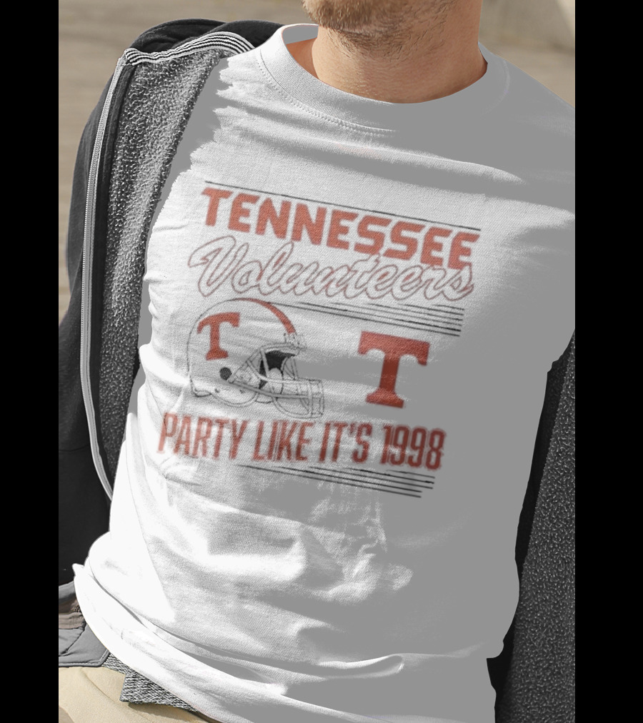Tennessee Volunteers Football Helmet Party Like It's 1998 T-Shirt