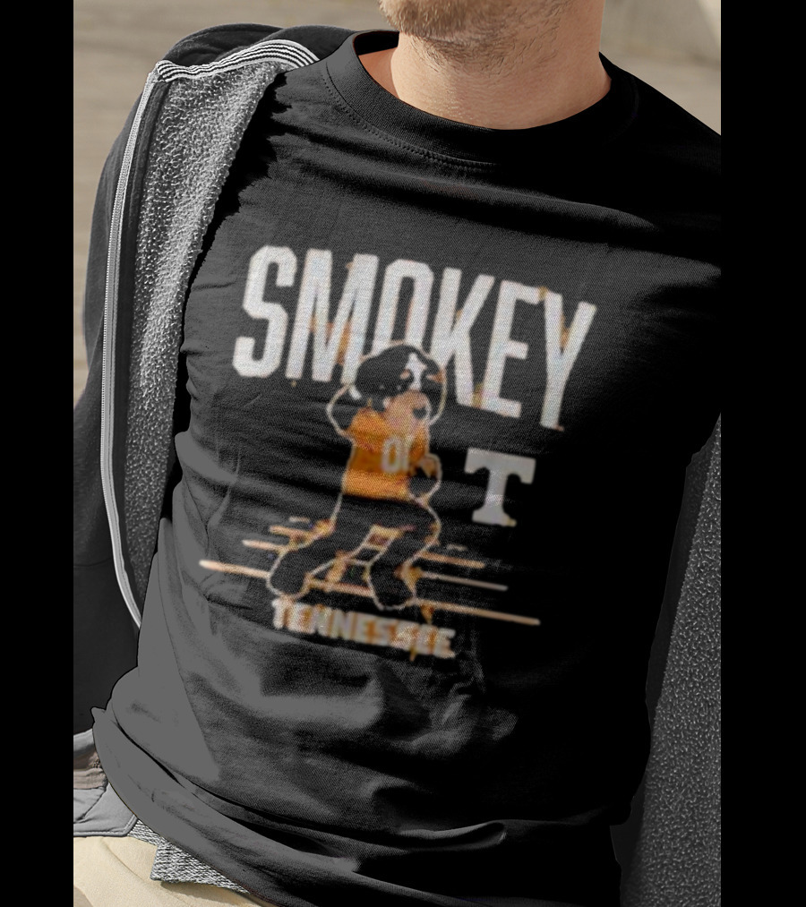 Tennessee Vols Smokey Mascot Football T T-Shirt