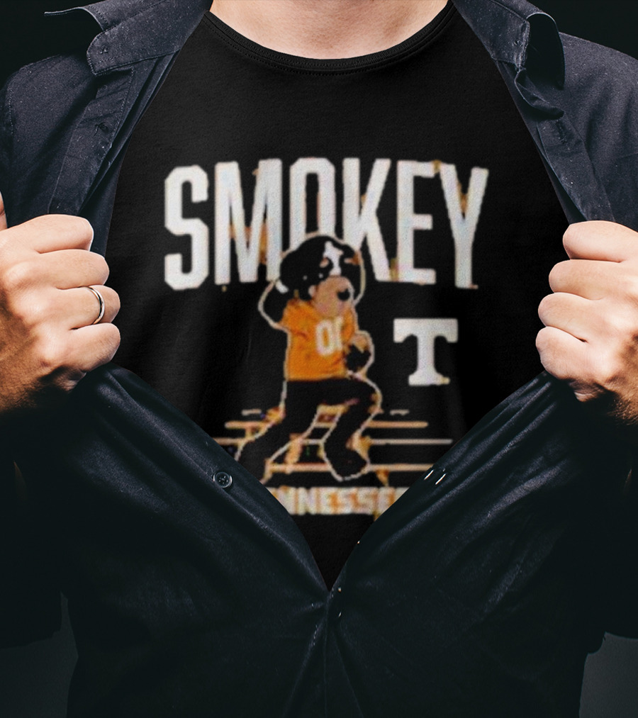Tennessee Vols Smokey Mascot Football T T-Shirt