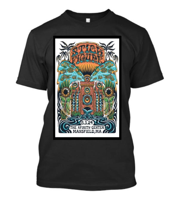 Stick Figure Tour 8.3.24 The Xfinity Center Mansfield MA T-Shirt