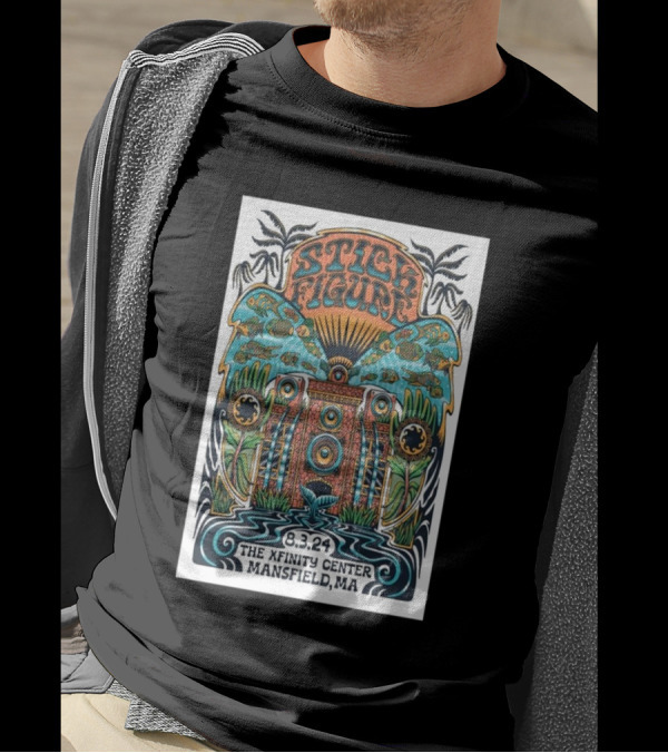 Stick Figure Tour 8.3.24 The Xfinity Center Mansfield MA T-Shirt