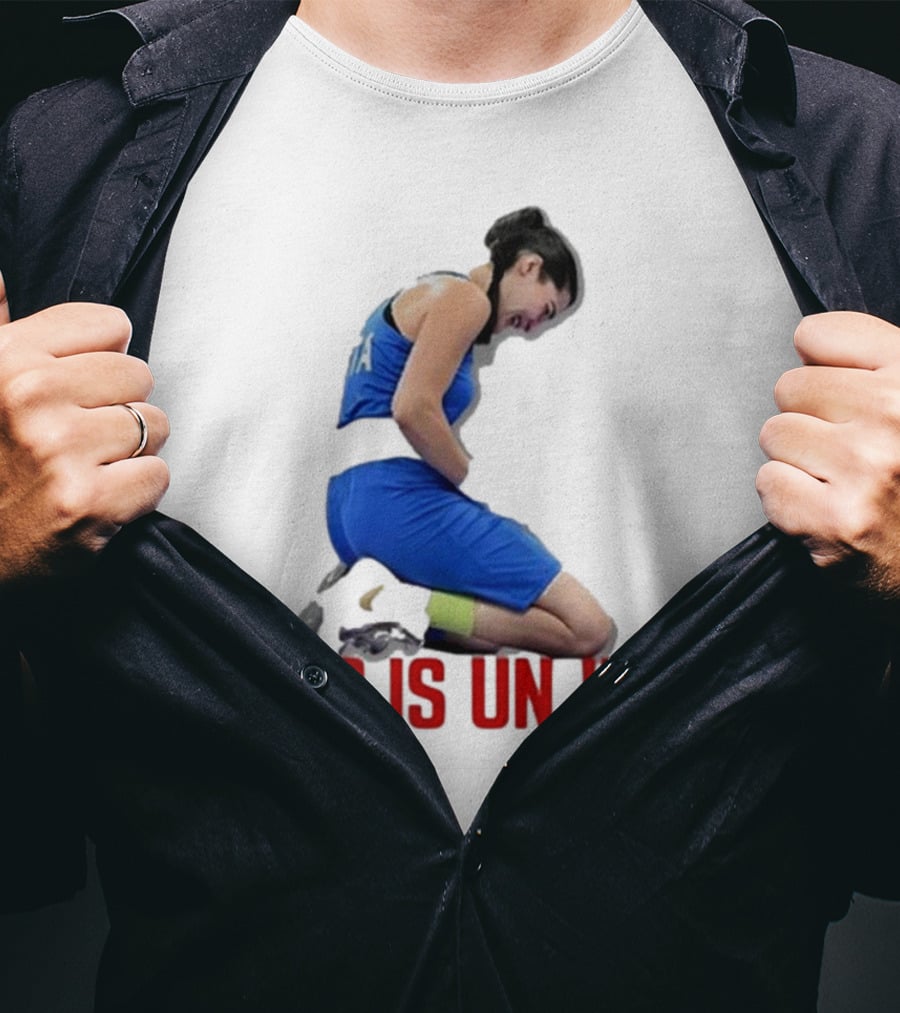 Kellie-Jay Keen Angela Carini This Is Unjust Athlete Kneeling T-Shirt