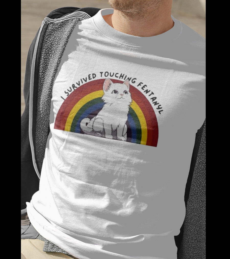 Naomi I Survived Touching Fentanyl Cat T-Shirt